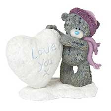 I Love You Snow Much Me to You Bear Figurine Image Preview